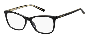 Premium Women Tommy Hilfiger Eyeglasses: TH 1825 - Black - SpecSMART Eye Clinic (Diagonal View)